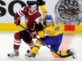 Latvijas hokeja izlase piekāpjas Zviedrijai - 12