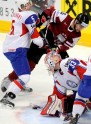 Latvijas hokeja izlase uzvar Norvēģiju - 4