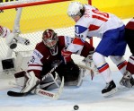Latvijas hokeja izlase uzvar Norvēģiju - 12