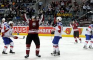 Latvijas hokeja izlase uzvar Norvēģiju - 35