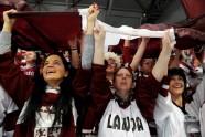 Latvijas hokeja izlase uzvar Norvēģiju - 37
