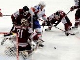 Latvijas hokeja izlase uzvar Norvēģiju - 44