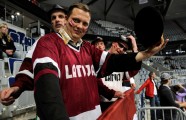 Latvijas hokeja izlase uzvar Norvēģiju - 48
