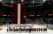 Latvijas hokeja izlase uzvar Norvēģiju - 52