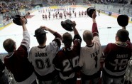 Latvijas hokeja izlase uzvar Norvēģiju - 55