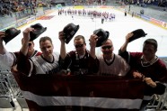 Latvijas hokeja izlase uzvar Norvēģiju - 57