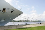 Lielākais pasažieru kuģis Rīgas ostā - Costa Magica - 6