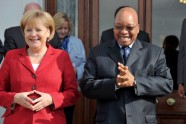 Angela Merkele un Jakobs Zuma