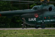 Вертолет НВС доставил в Ригу пострадавшего