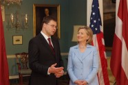 Premjera Valda Dombrovska vizīte ASV - 2