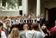 Dziesmu svētku dalībnieki Rīgas pilī - 1