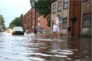 Jelgavā atkal lietus problēma
