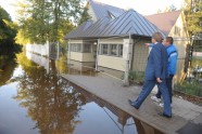 Rīgas mērs apskata plūdus Arkādijas parkā - 18