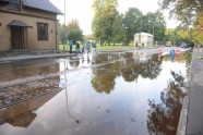 Rīgas mērs apskata plūdus Arkādijas parkā - 20