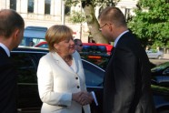 Merkeles vizīte Latvijā