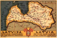 Anša Cīruļa Latvijas karte