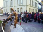 Skulptūru atklāšana Liepājā - 1