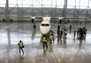 "airBaltic" iepazīstina ar jauno "Bombardier" lidmašīnu. - 35