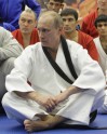 Putins cīkstas ar džudo čempioniem  - 7
