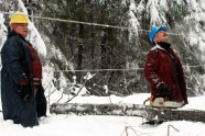 Elektrolīniju atbrīvošana no sniega un kokiem - 14
