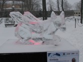 Ledus skulptūru festivāls Jelgavā