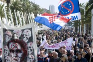 Masu protesti Horvātijā