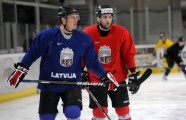 Latvijas hokeja izlases pirmais treniņš - 8