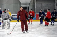 Latvijas hokeja izlases pirmais treniņš - 9
