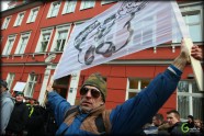 Protests pie Rīgas pils