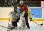 Latvijas hokeja izlases treniņš - 5