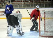 Latvijas hokeja izlases treniņš - 6