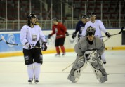 Latvijas hokeja izlases treniņš - 13