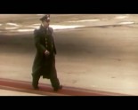 Gagarins soļo ar atsējušos kurpes šņori  
