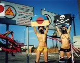 Femen akcija radiācijas zonā