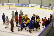 Latvijas hokeja izlases treniņš Bratislavā - 22