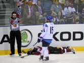 PČ hokejā: Latvija - Somija