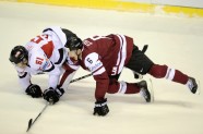 PČ spēle hokejā: Latvija - Austrija