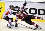 PČ spēle hokejā: Latvija - Austrija - 10
