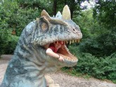 Dinozauru parks Bratislavas zoodārzā, Slovākija.