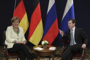 Merkel and Medvedev
