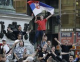 Ratko Mladiča atbalstītāju protesti Serbijā - 4