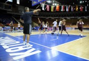 Latvijas sieviešu basketbola izlases treniņš - 10