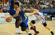 U-19 PČ basketbolā: Latvija-Brazīlija