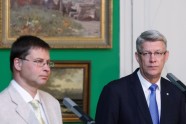 Zatlers kā prezidents atvadās no Dombrovska - 2