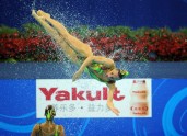 Sinhronās peldēšanas čempionāts Šanhajā - spilgtākie mirkļi