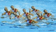 Sinhronās peldēšanas čempionāts Šanhajā - spilgtākie mirkļi - 15