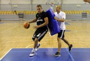 Latvijas basketbola izlases treniņš - 9