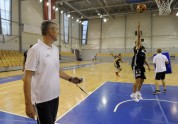 Latvijas basketbola izlases treniņš - 10