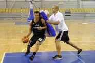 Latvijas basketbola izlases treniņš - 14