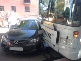Avārija, Mazda, autobuss - 3